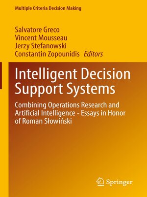 cover image of Intelligent Decision Support Systems